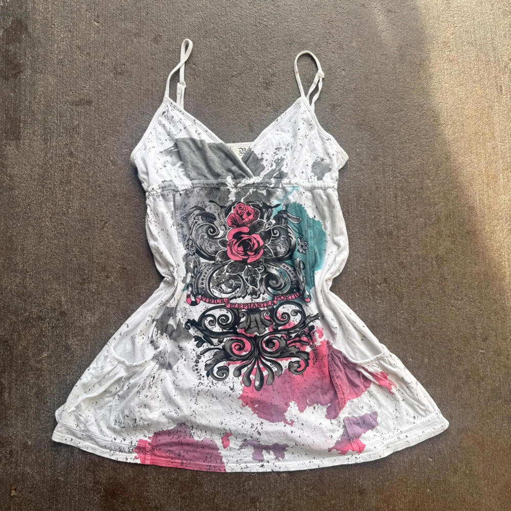 Y2K Banana Split women’s Y2K top